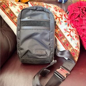 Master-piece Nylon Shoulder Bag Japan Mesh Back 3 External Pockets Used